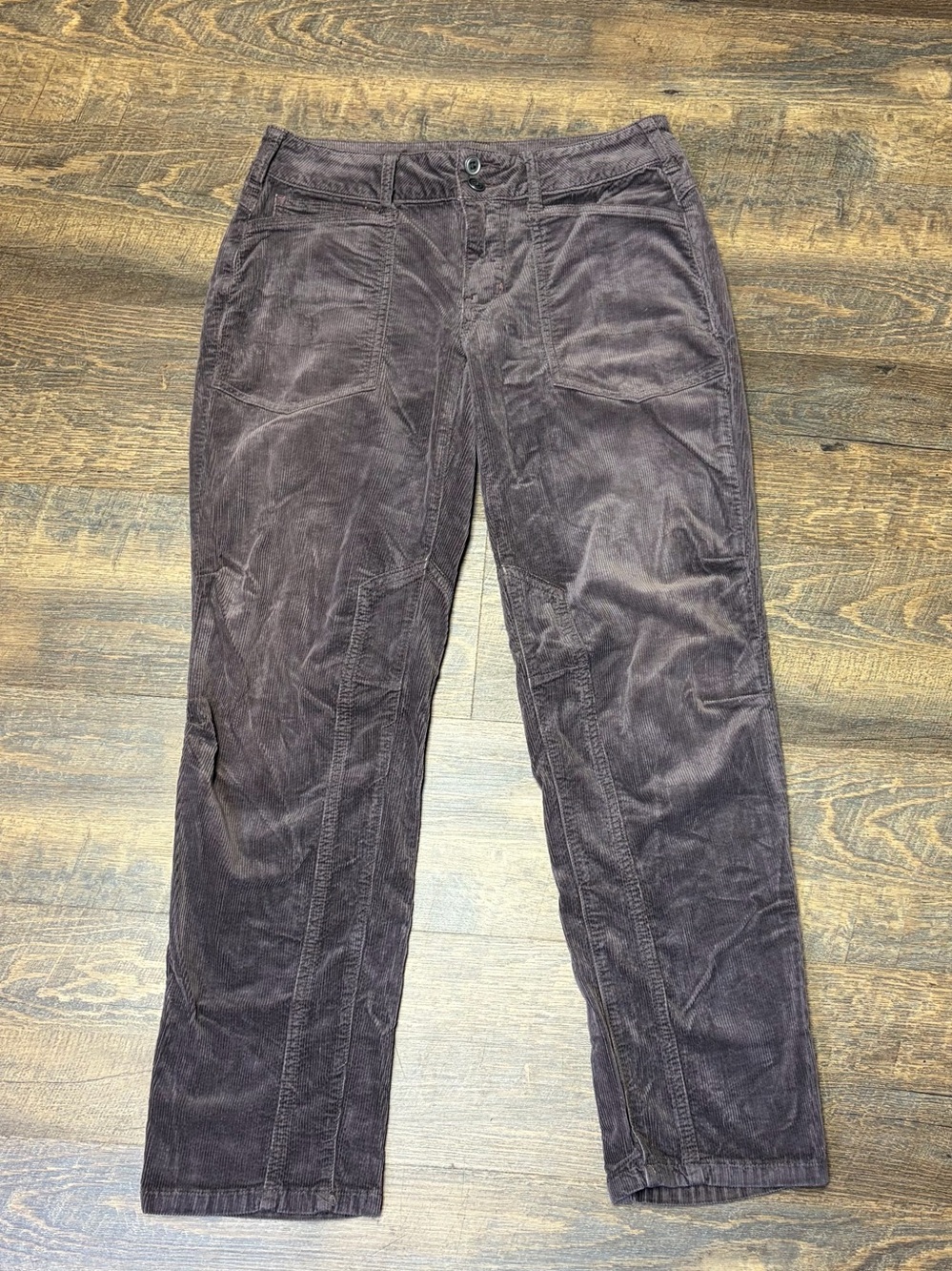 Anthropologie Pilcro The Wanderer Brown Corduroy Pants Womens 27 Stretch